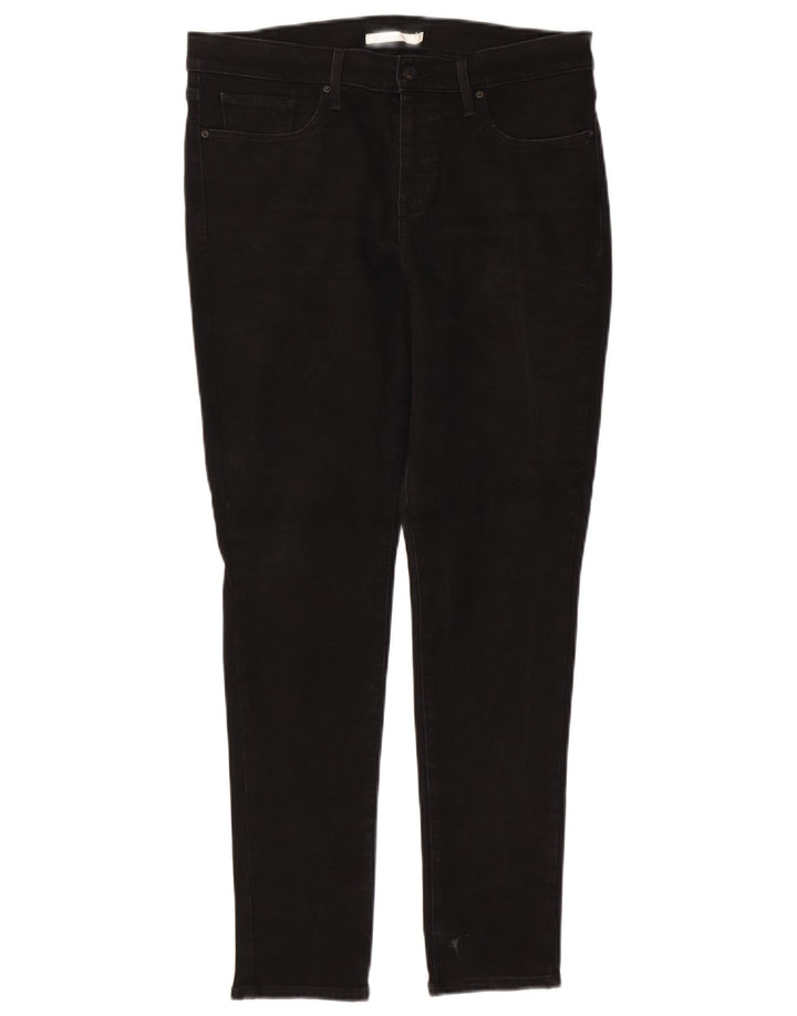 LEVI'S Womens 311 Shaping Skinny Jeans W31 L30 Μαύρο βαμβακερό