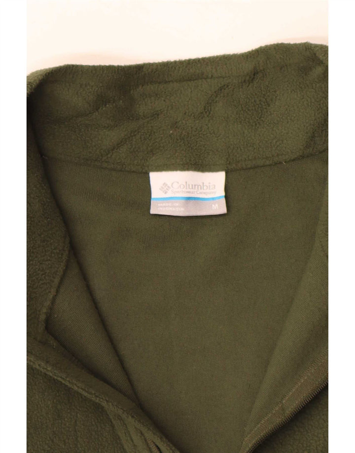 Columbia Ανδρικό φερμουάρ με φερμουάρ Fleece Jumper Medium Green Polyester