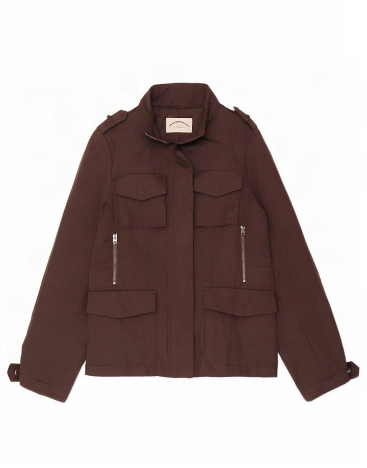 Γυναικείο Military Jacket Wrangler UK 18 XL καφέ πολυεστέρας