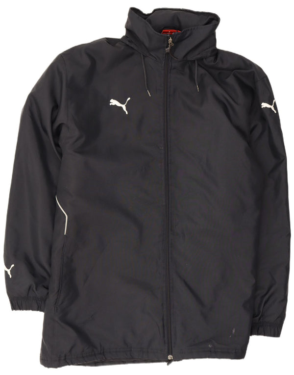 Puma Ανδρικό Αδιάβροχο με κουκούλα UK 42 XL Navy Blue Polyester