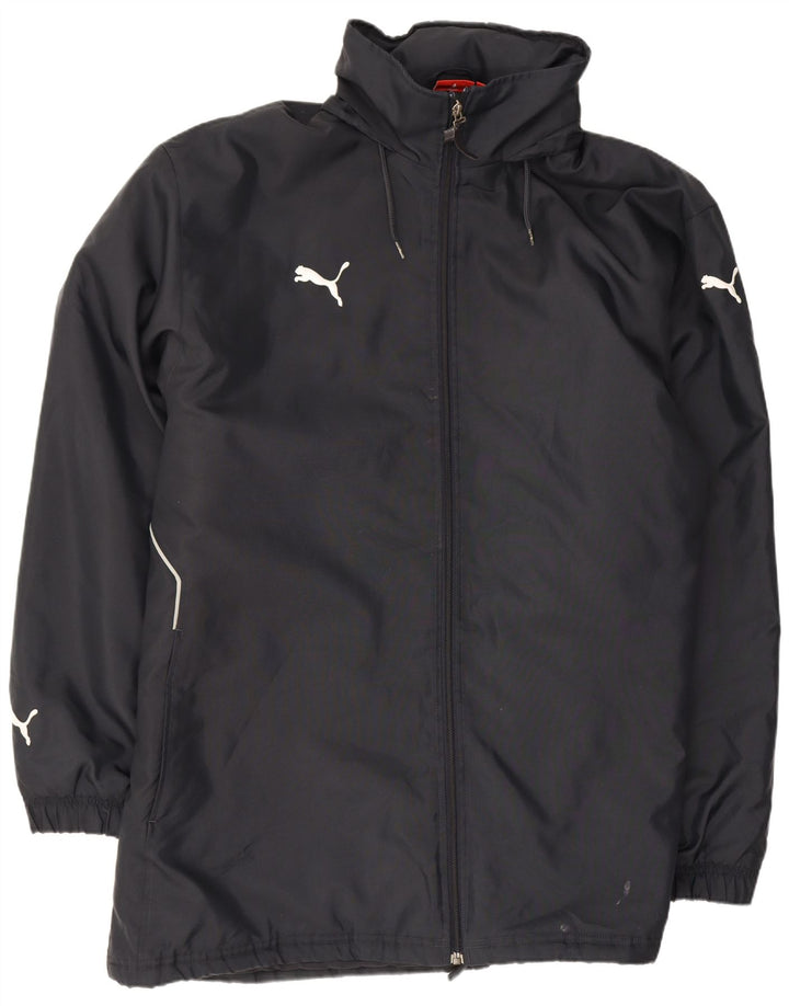 Puma Ανδρικό Αδιάβροχο με κουκούλα UK 42 XL Navy Blue Polyester