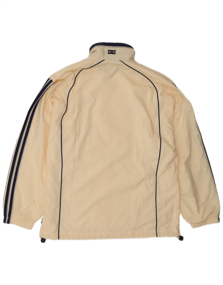 Adidas γυναικεία φόρμα υπερμεγέθη τοπ μπουφάν UK 14 μεγάλο κίτρινο πολυεστέρα