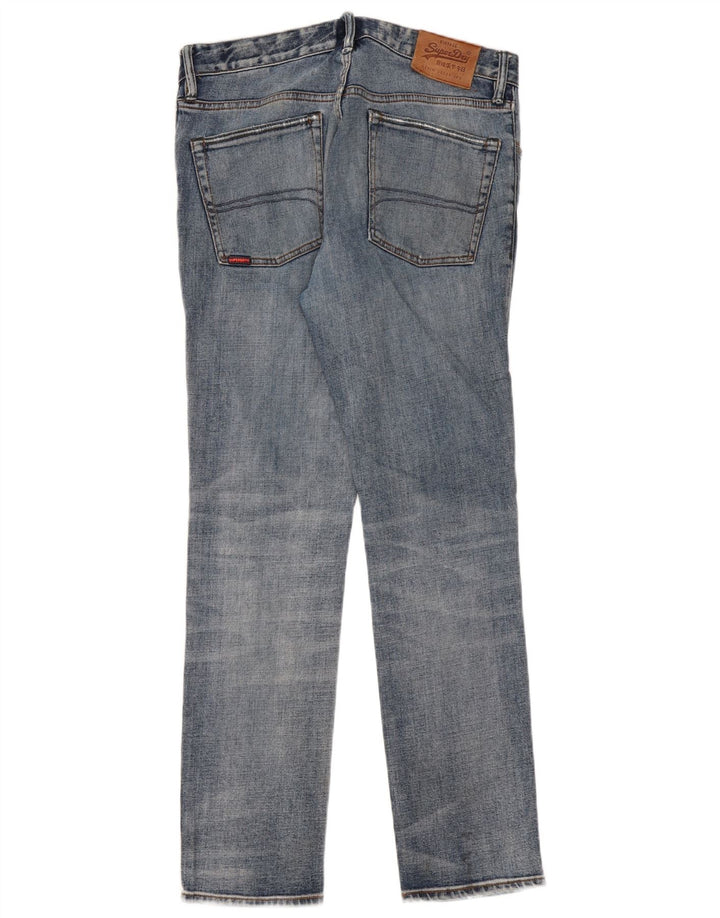 Superdry Ανδρικό τζιν Distressed Straight W33 L32 Μπλε βαμβακερό