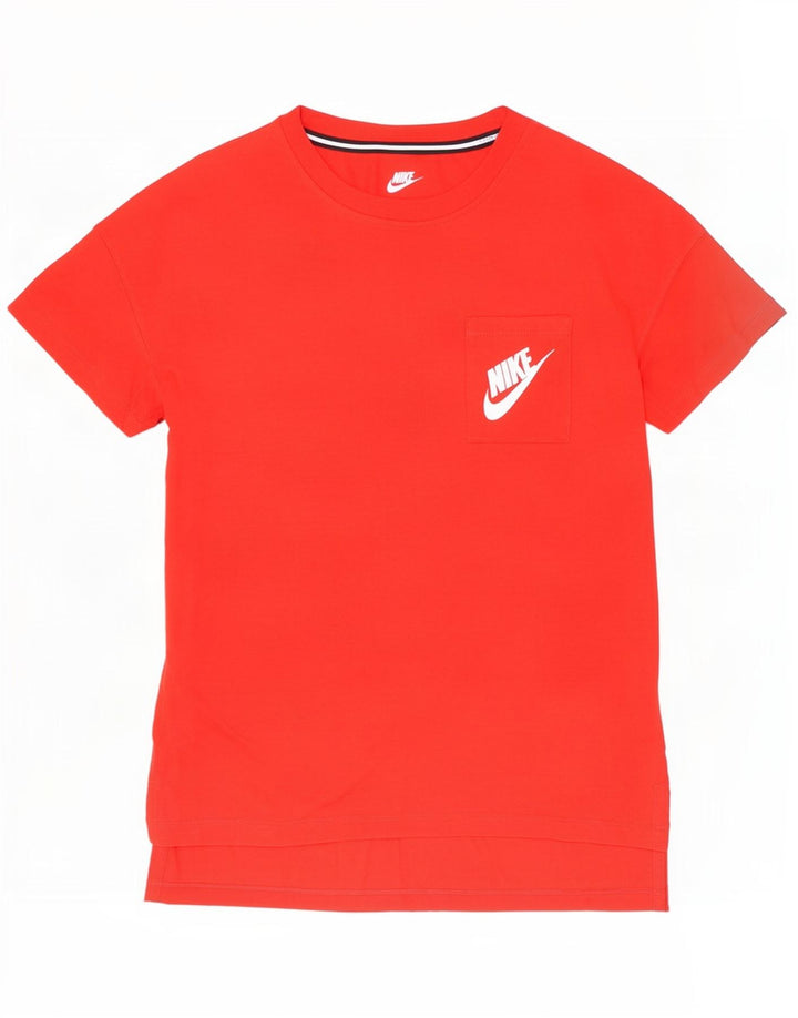 Ανδρικό μπλουζάκι Nike, μικρό κόκκινο βαμβακερό