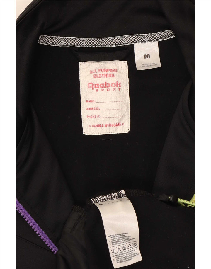 Ανδρική φόρμα Reebok Top Jacket Medium Black Colorblock Polyester