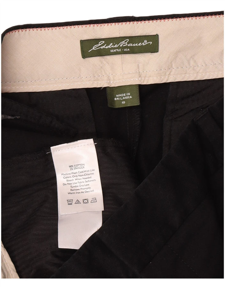 Eddie Bauer Γυναικείο Σορτς Chino US 10 Large W32 Μαύρο βαμβακερό
