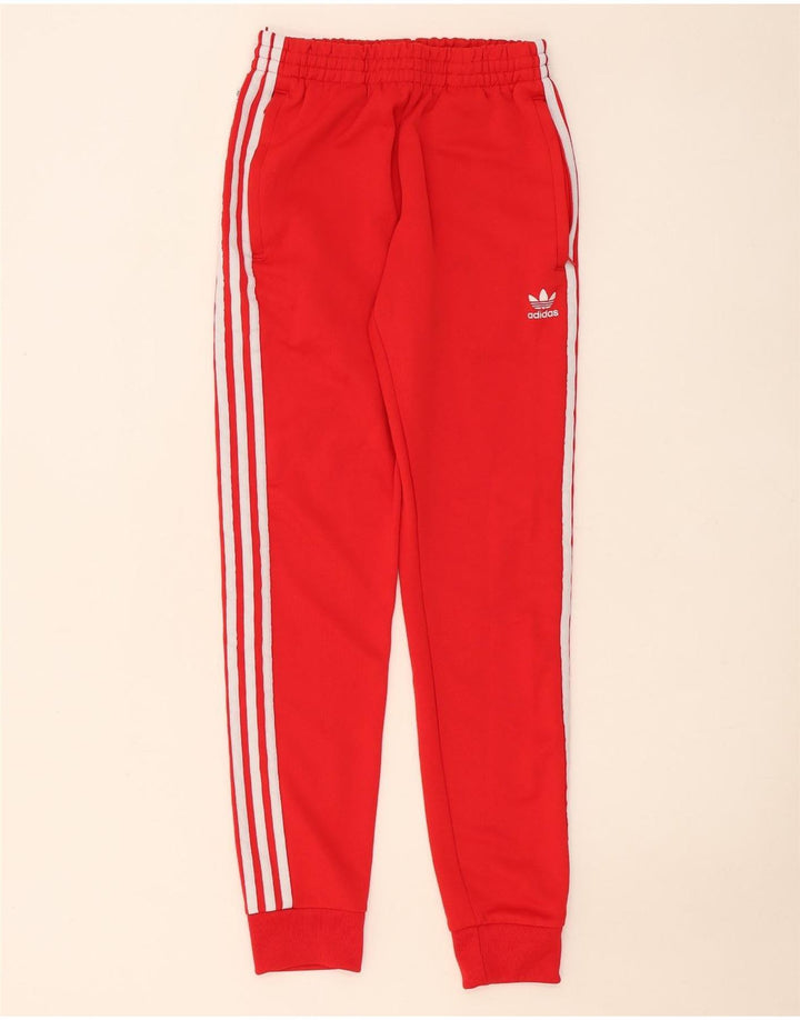 Ανδρική φόρμα Adidas Παντελόνι Joggers Μικρό κόκκινο πολυεστέρα
