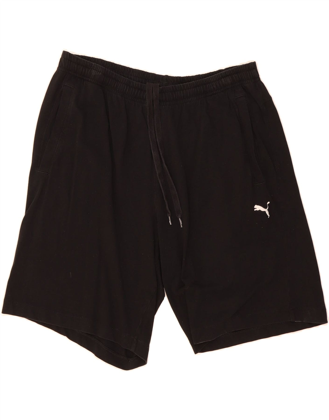 PUMA Mens Sport Shorts Large  Black Cotton Vintage Puma and Second-Hand Puma from Messina Hembry 