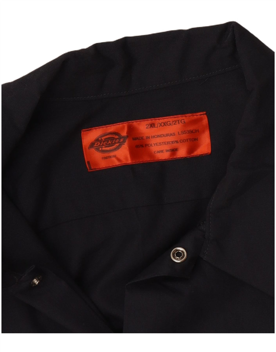 Ανδρικό κοντομάνικο πουκάμισο Dickies 2XL σε γκρι πολυεστέρα