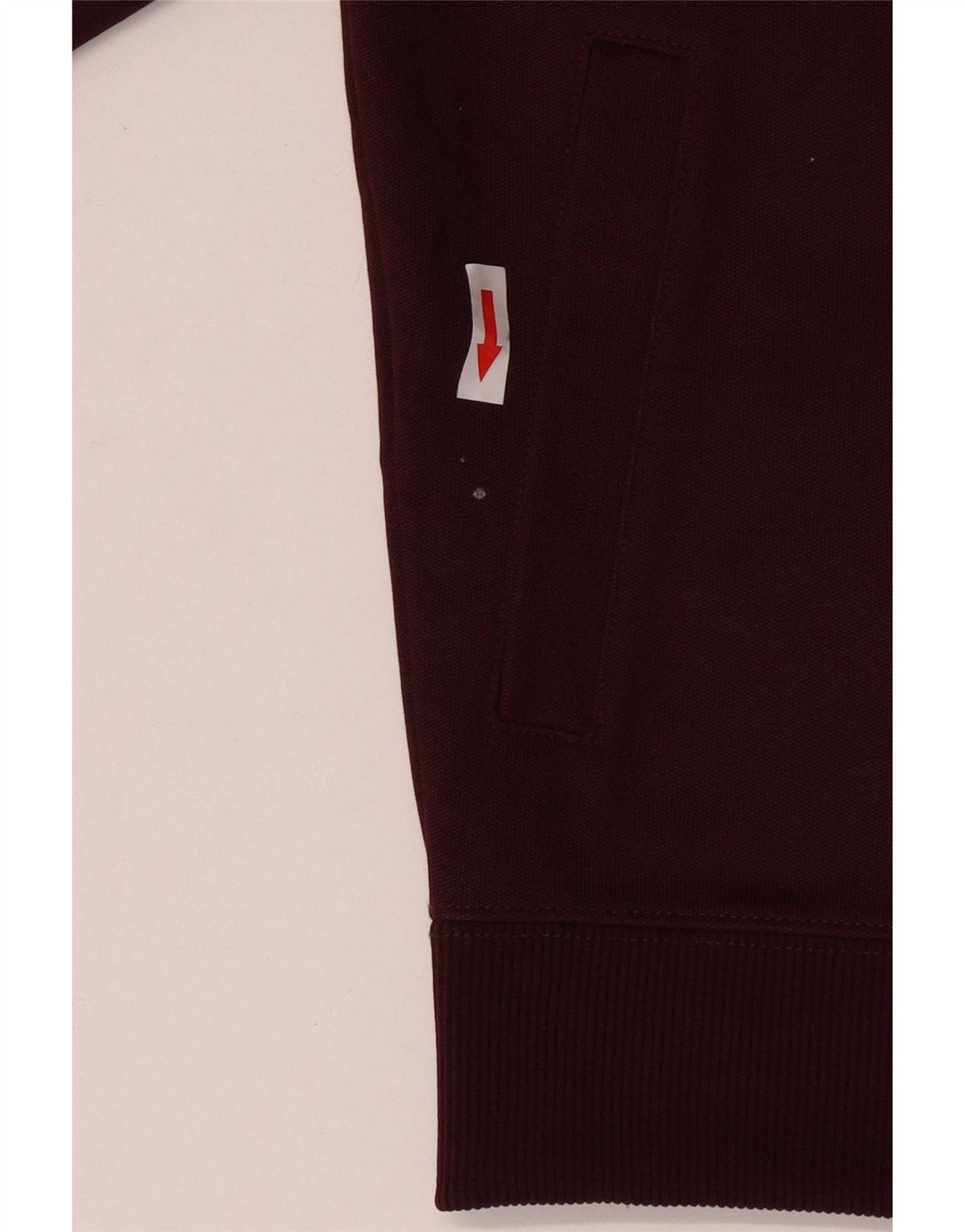 Fred Perry Boys αθλητική φόρμα Top Jacket 9-10 Years Medium Maroon Colourblock