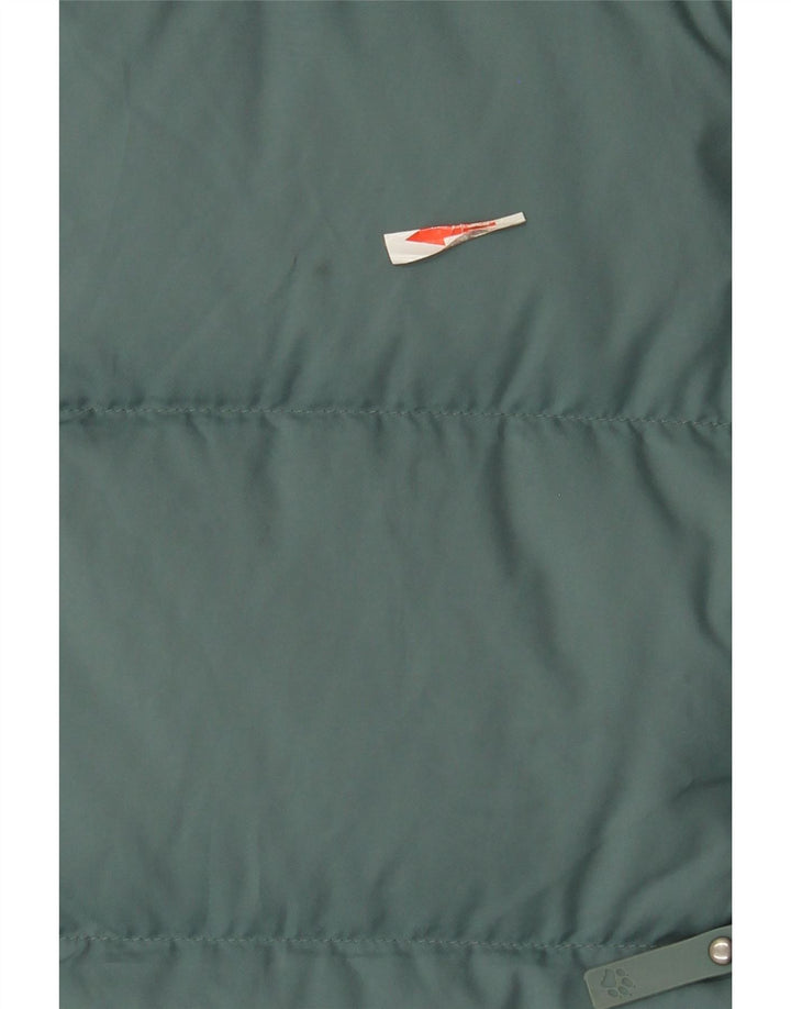 Jack Wolfskin Γυναικείο παλτό με κουκούλα μεγάλου μεγέθους padded UK 10/12 Μεσαίο πράσινο