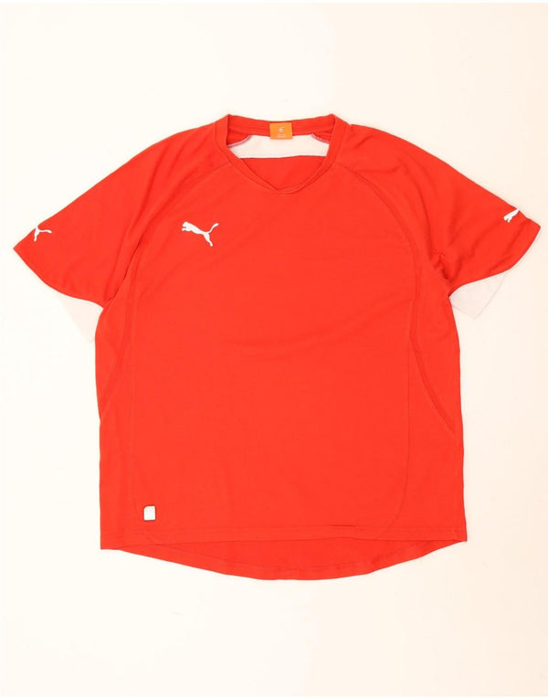 Ανδρικό T-Shirt Puma Top XL Red Colourblock