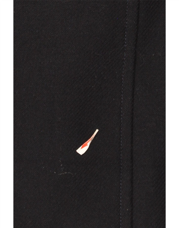 Zara Γυναικείο παλτό μπιζελιού UK 18 XL Navy Blue Wool