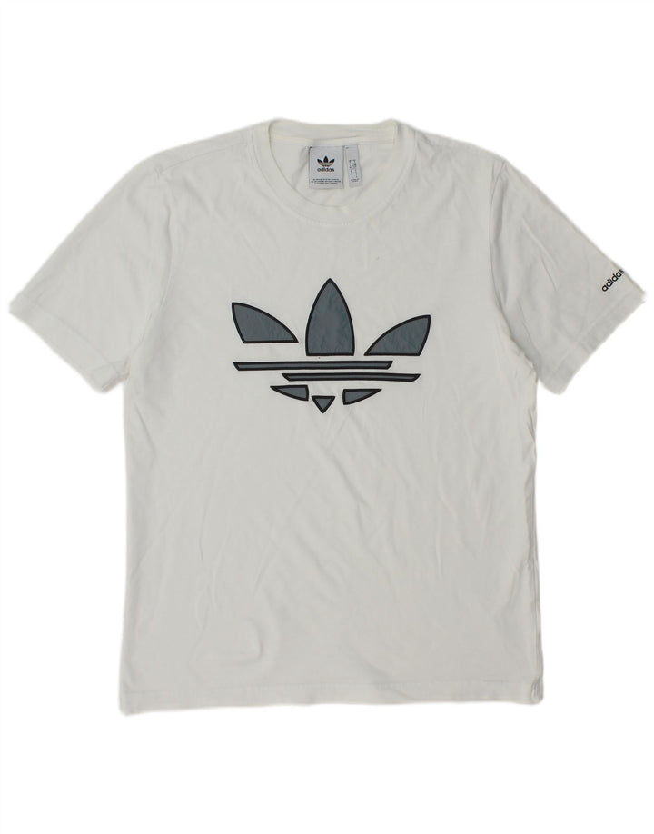 Ανδρικό γραφικό μπλουζάκι ADIDAS Top Small White