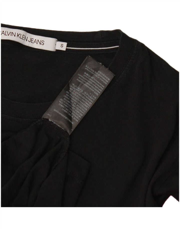 Calvin Klein Jeans Ανδρικό γραφικό μικρό μαύρο βαμβακερό