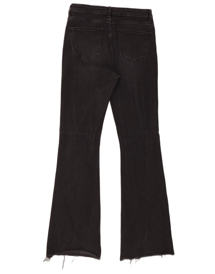 Zara Γυναικείο Ψηλό Ψηλό Τζιν EU 40 Medium W30 L34 Μαύρο βαμβακερό