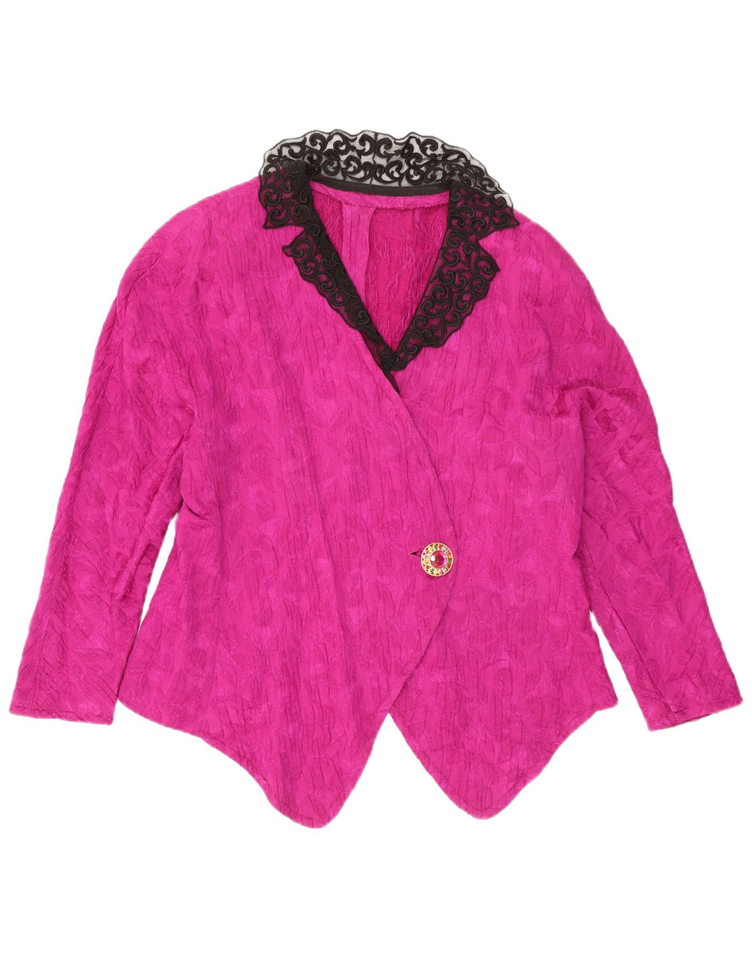 Vintage γυναικείο σακάκι 1 κουμπιού Blazer UK 16 Large Pink