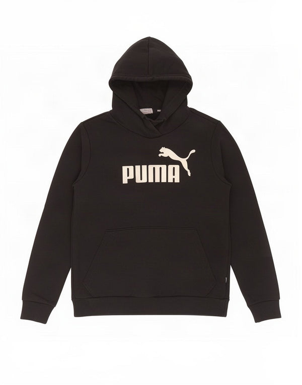Puma Γυναικείο Γραφικό Hoodie Jumper UK 12 Medium Black Polyester