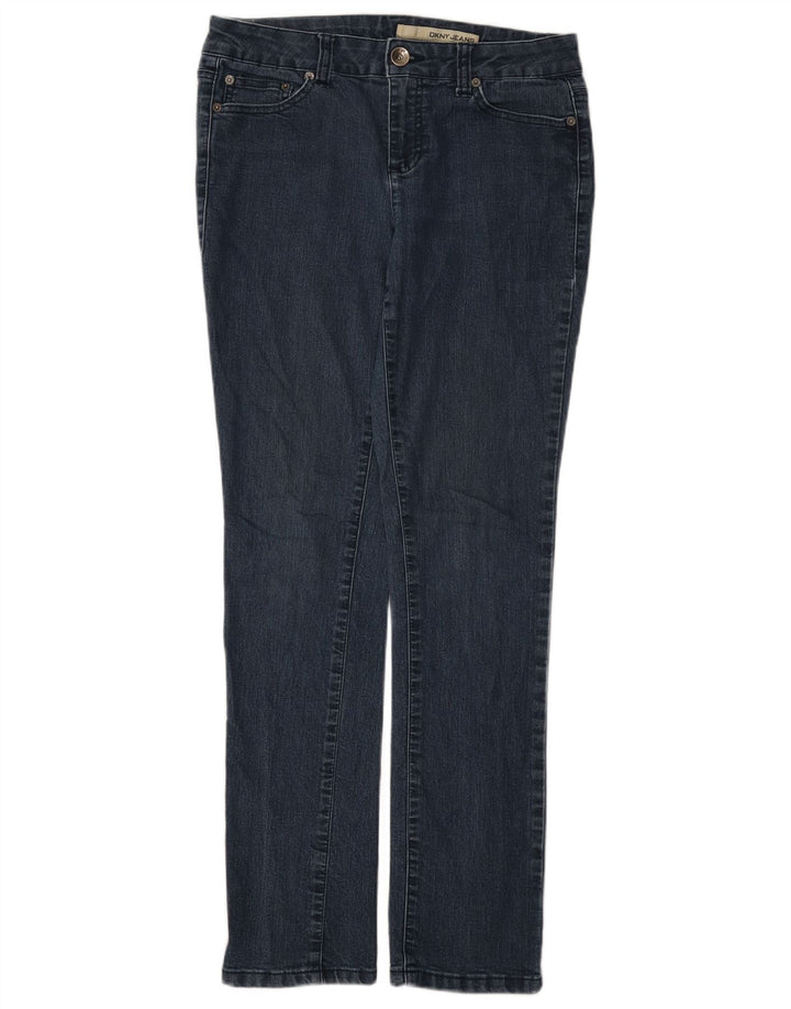 Dkny Γυναικείο Slim Jeans US 8 Medium W30 L31 Navy Blue Cotton