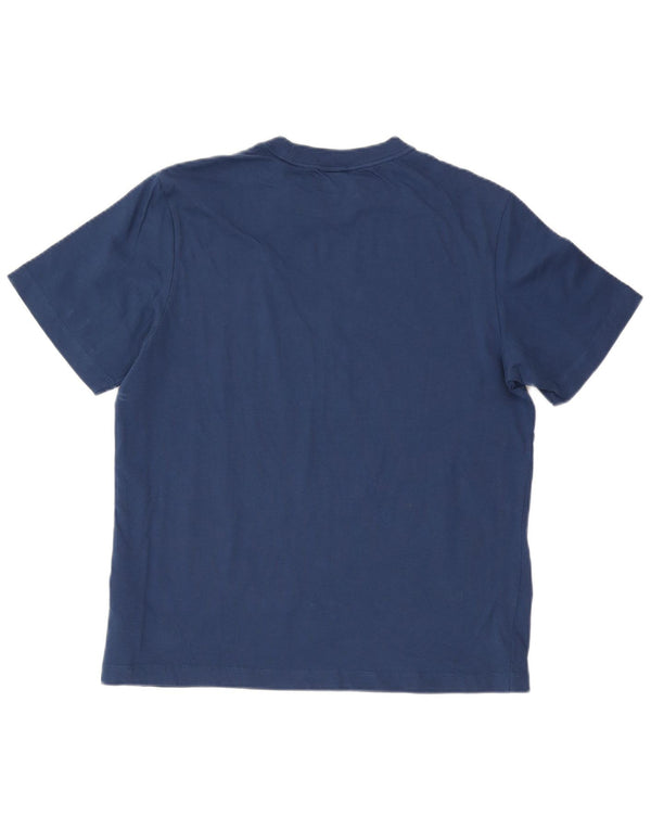 Ανδρικό T-Shirt τζιν Calvin Klein Τοπ μεσαίου μπλε βαμβακερό