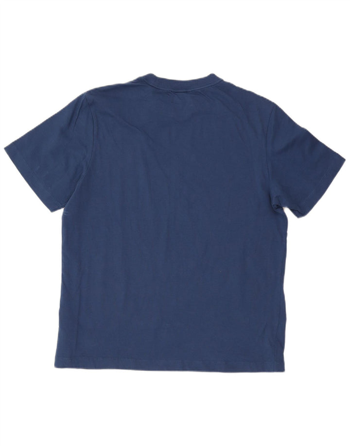 Ανδρικό T-Shirt τζιν Calvin Klein Τοπ μεσαίου μπλε βαμβακερό