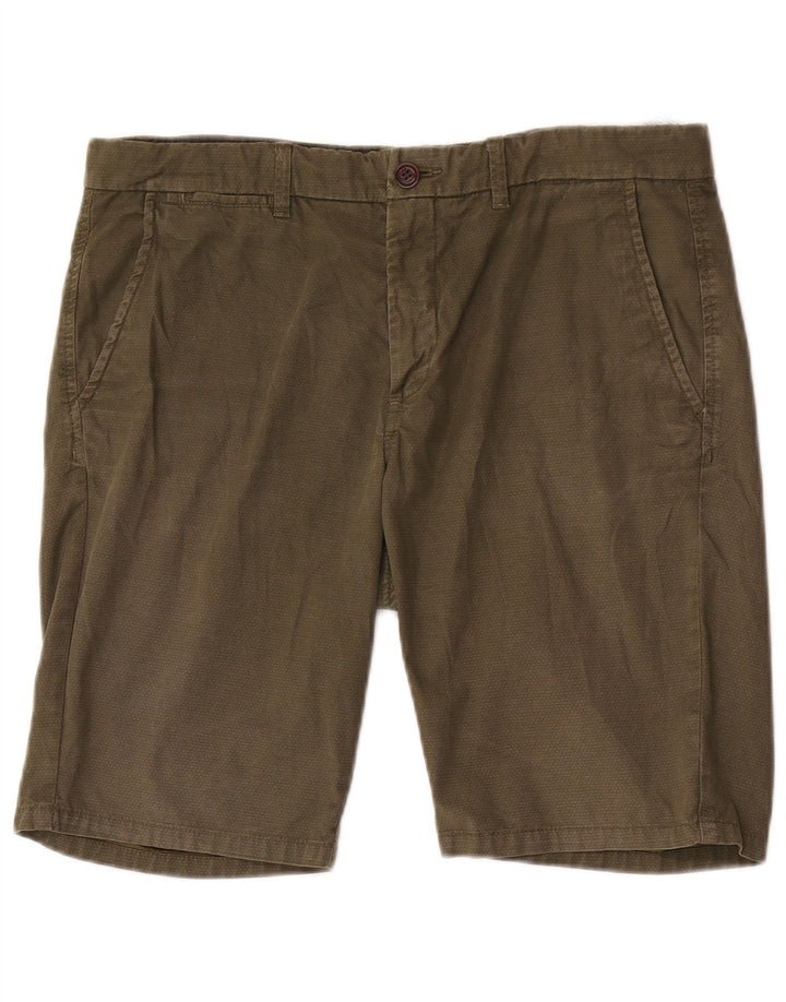 Jack & Jones Ανδρικό σορτς Chino μεγάλο W34 Χακί βαμβακερό