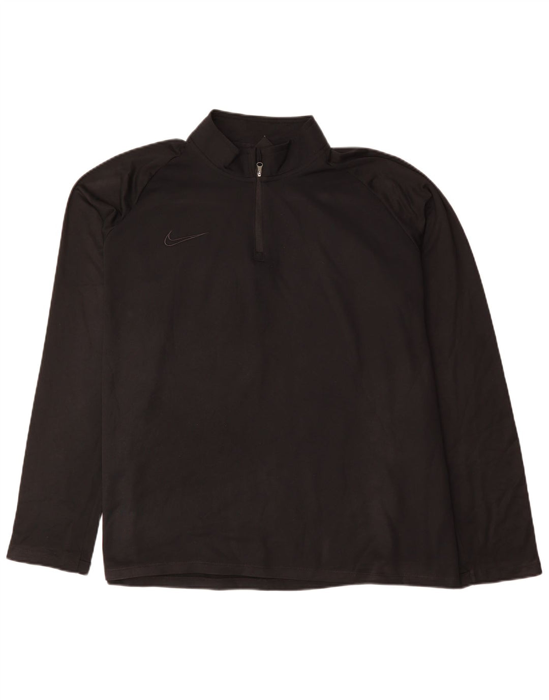 Ανδρική φόρμα πουλόβερ με φερμουάρ Nike Dri Fit Top 2XL Μαύρο πολυεστέρα
