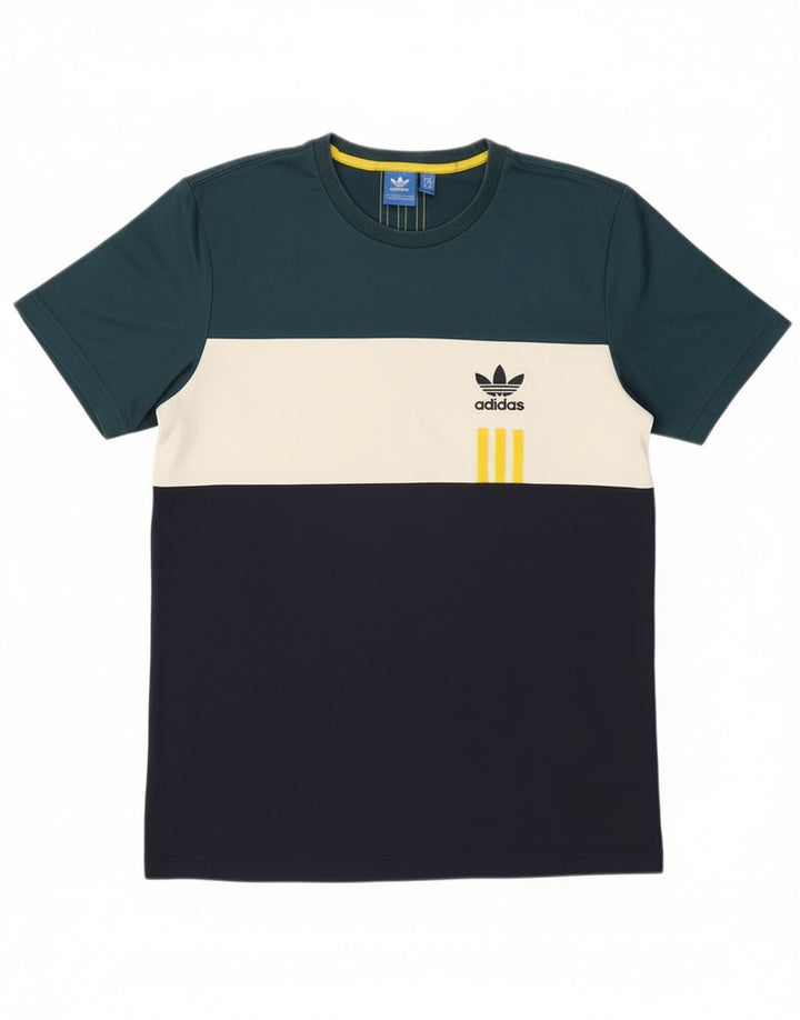 Ανδρικό T-Shirt Adidas Top μεσαίο πολύχρωμο βαμβακερό χρώμα