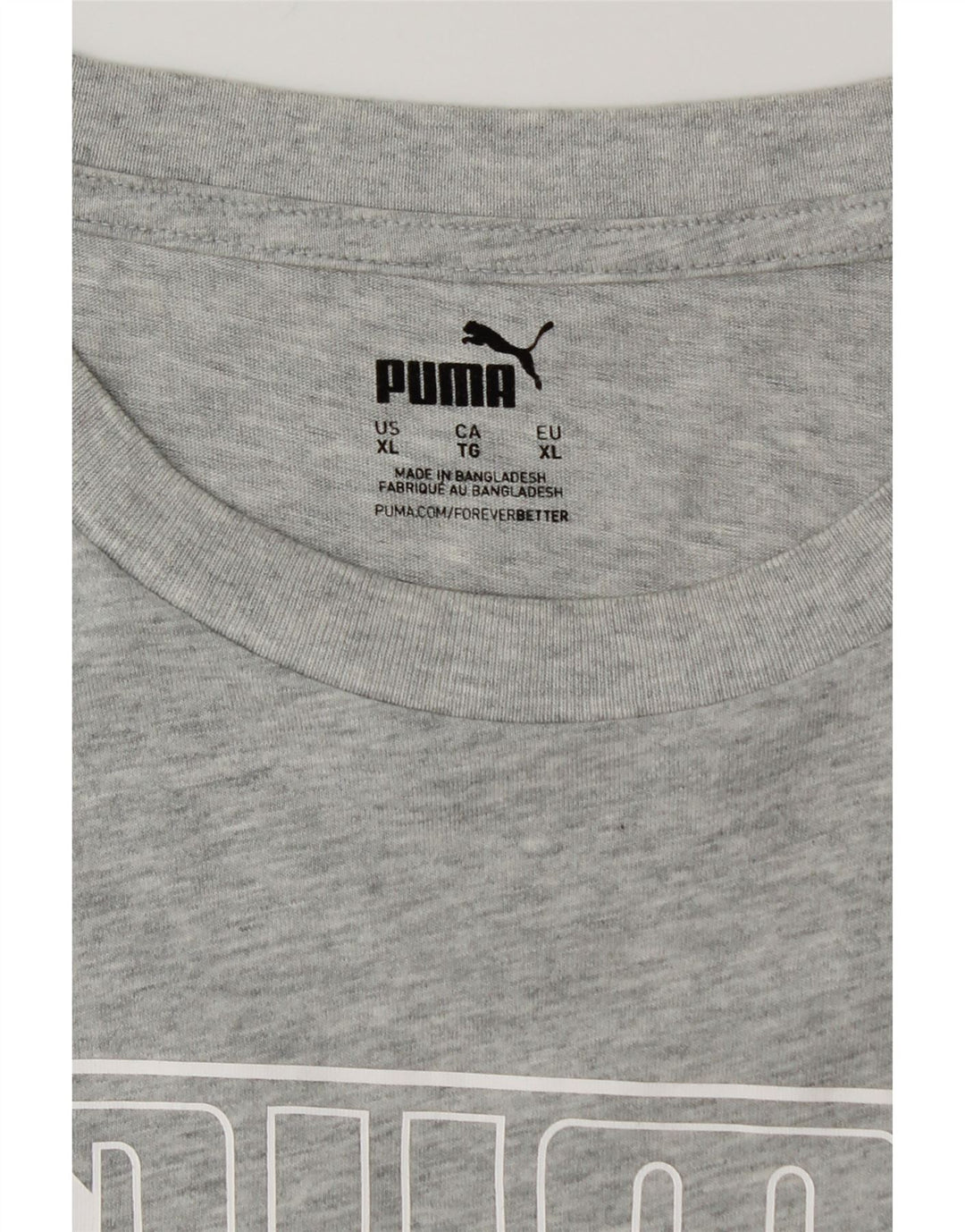 Ανδρικό γραφικό T-Shirt PUMA Top XL Grey Flecked