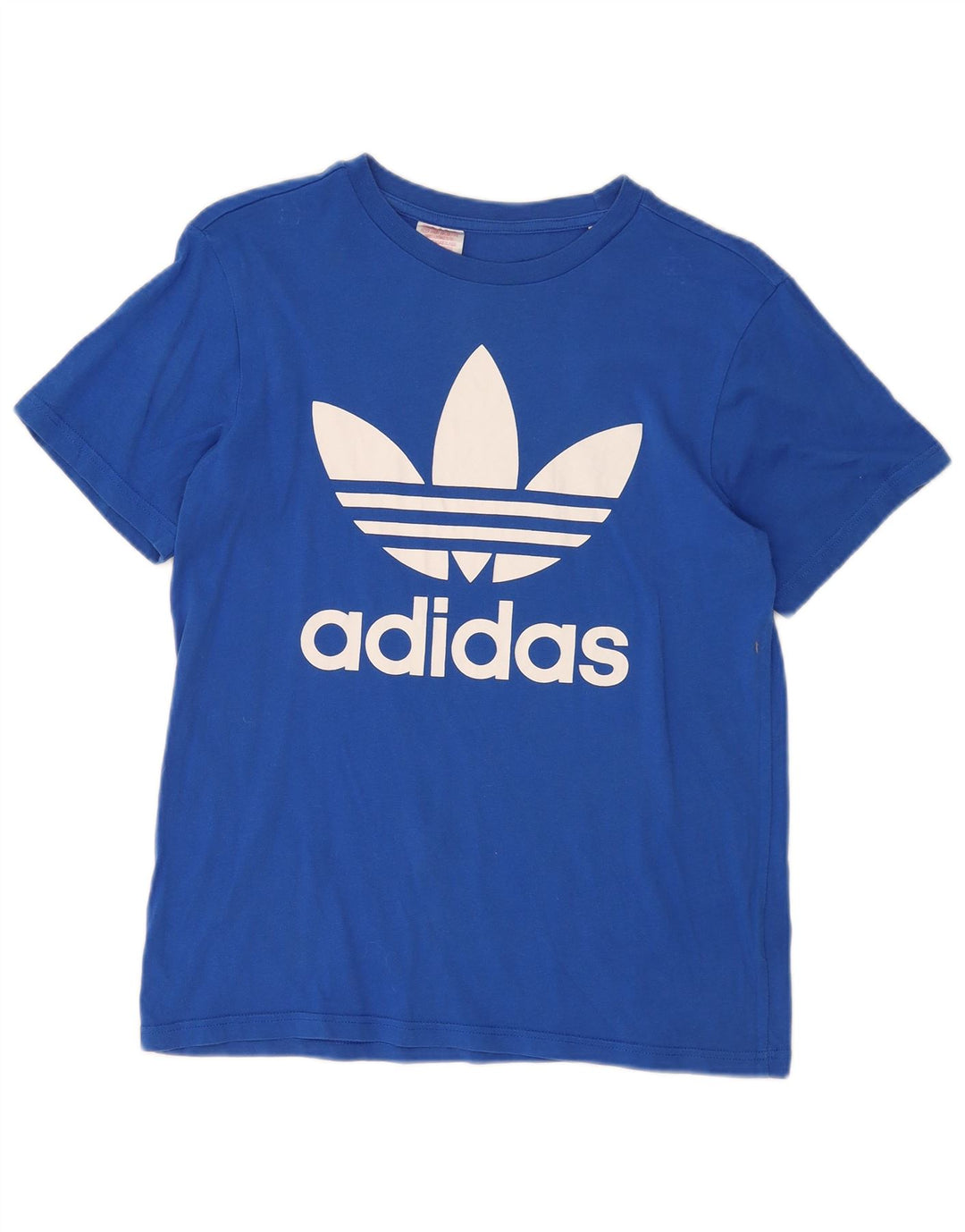 ADIDAS Girls Graphic T-Shirt Top 13-14 Years Blue