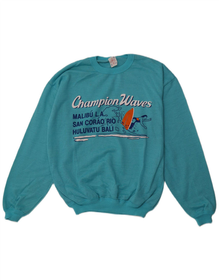 Ανδρικό γραφικό φούτερ VINTAGE Jumper XL Μπλε βαμβακερό