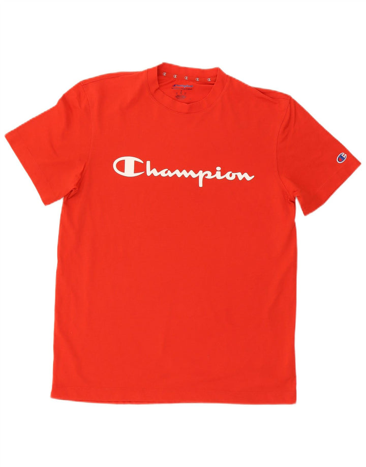 Ανδρικό γραφικό T-Shirt Champion Top Μικρό κόκκινο πολυεστέρα