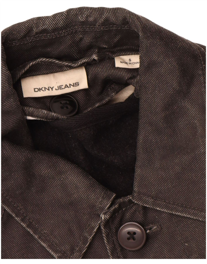 Dkny Ανδρικό τζιν παλτό UK 36 Small Black Ramie