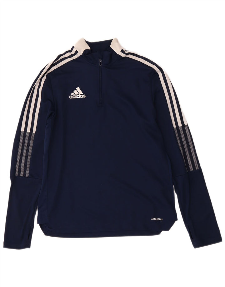 Adidas Boys Aeroready Πουλόβερ φόρμα φόρμας 13-14 ετών Navy Blue