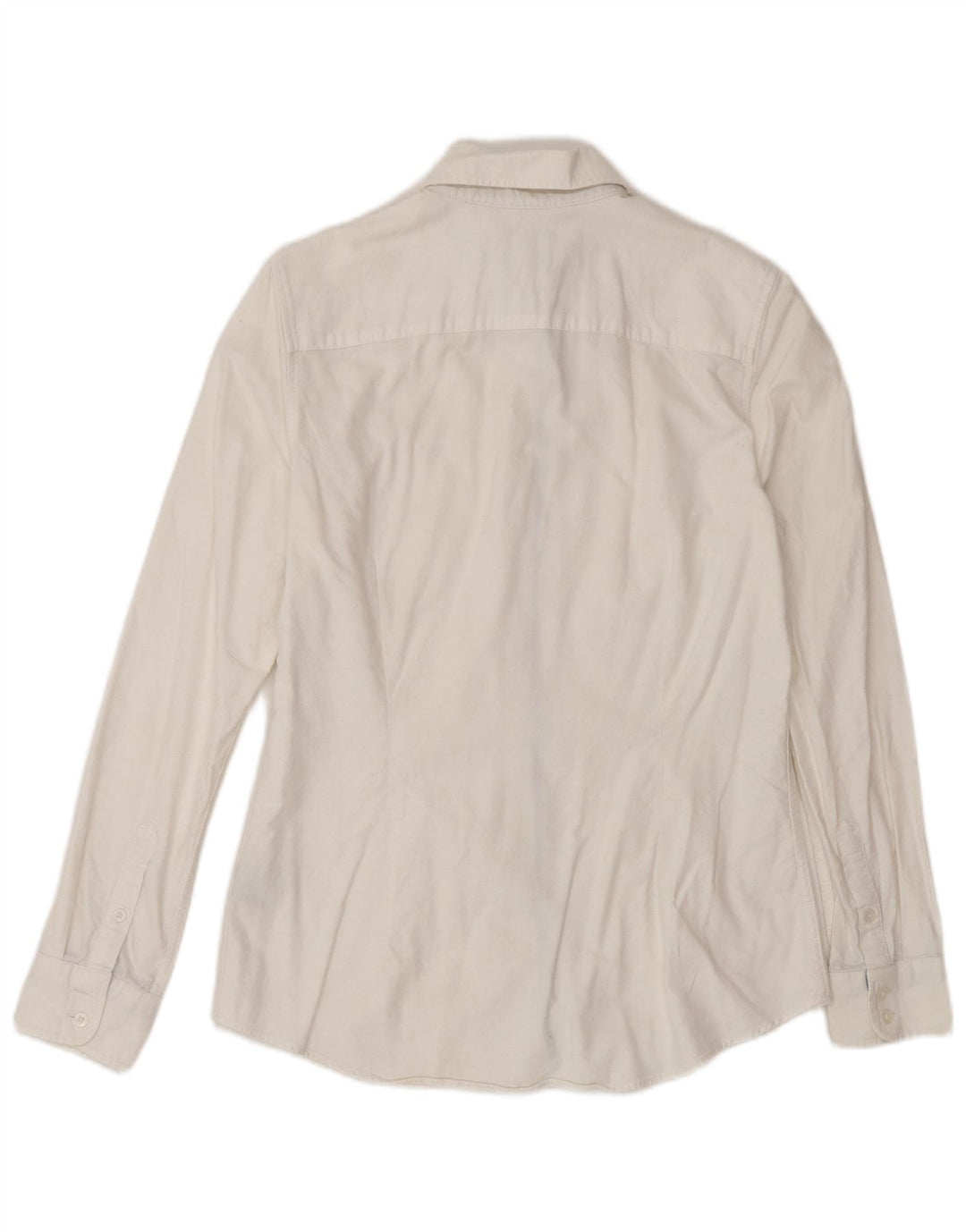 CREW CLOTHING Γυναικείο πουκάμισο Classic Fit UK 8 Μικρό λευκό βαμβακερό