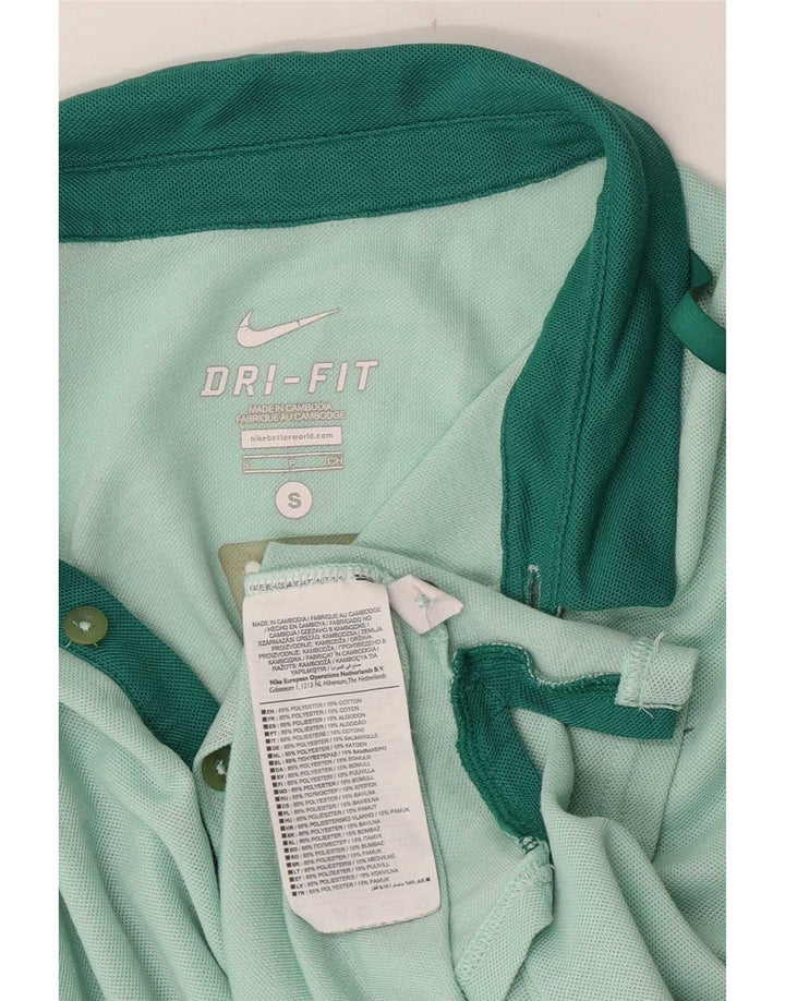 Ανδρικό μπλουζάκι Nike Dri Fit Polo Small Green Colourblock Polyester