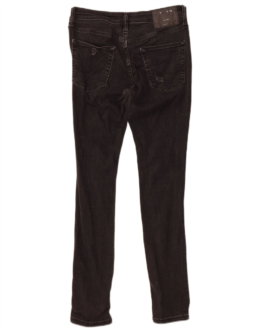 Jack & Jones Ανδρικό Liam Distressed Skinny Jeans W30 L30 Black Cotton