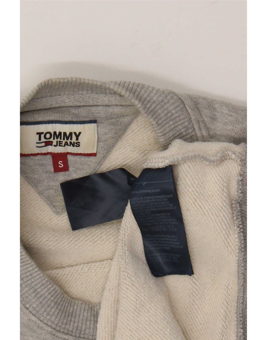Ανδρικό φούτερ Tommy Hilfiger Jumper Μικρό Γκρι βαμβακερό
