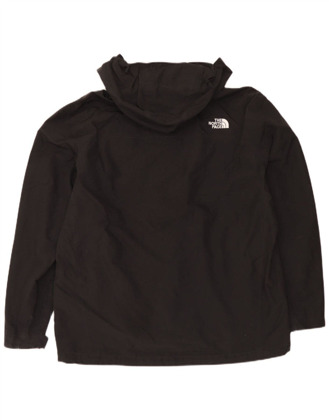 Ανδρικό μπουφάν βροχής με κουκούλα North Face UK 42 XL μαύρο πολυεστέρα