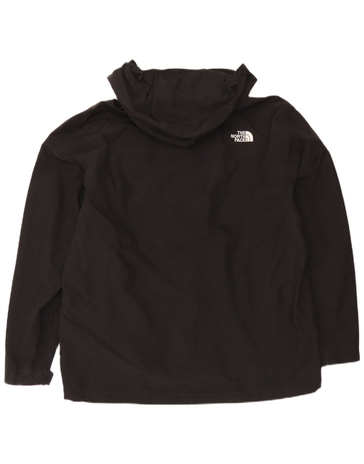 Ανδρικό μπουφάν βροχής με κουκούλα North Face UK 42 XL μαύρο πολυεστέρα