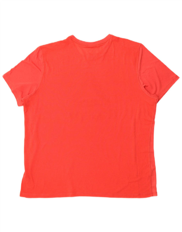 Ανδρικό γραφικό T-Shirt REEBOK Top XL Red Polyester Sports