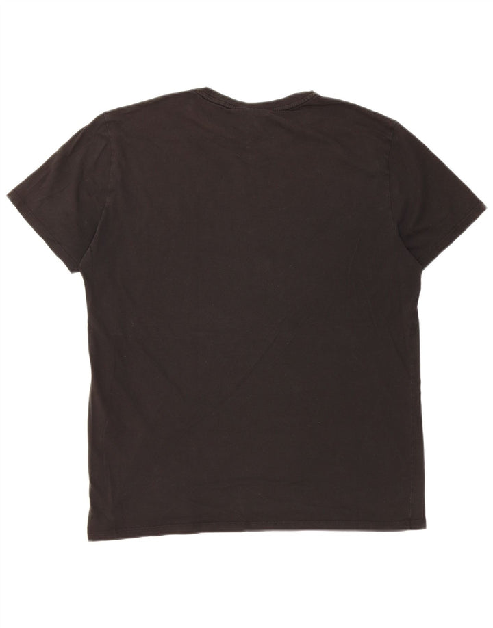 Ανδρικό T-Shirt Lacoste Top Μεσαίο μαύρο βαμβακερό