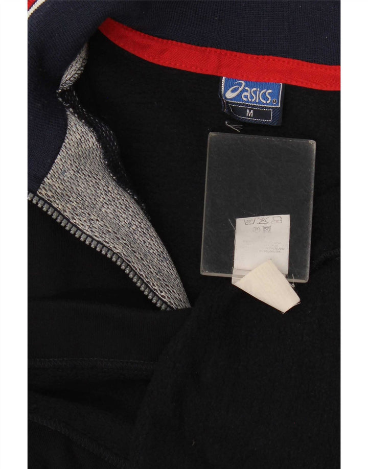 Asics Ανδρικό φούτερ με φερμουάρ Jumper Μεσαίο Μαύρο