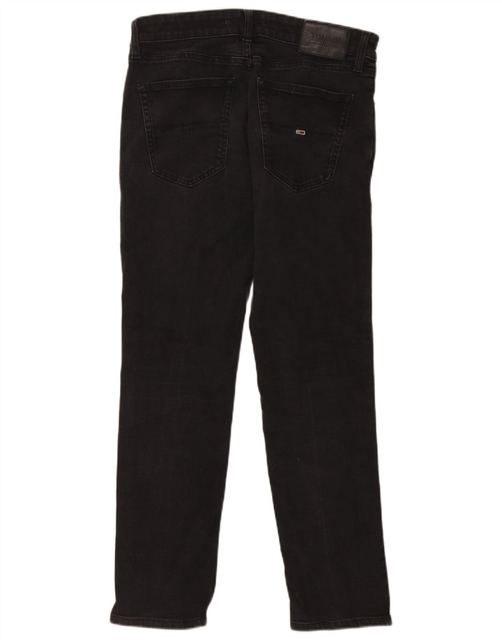 Tommy Hilfiger Ανδρικό Slim Jeans W32 L30 Μαύρο βαμβακερό