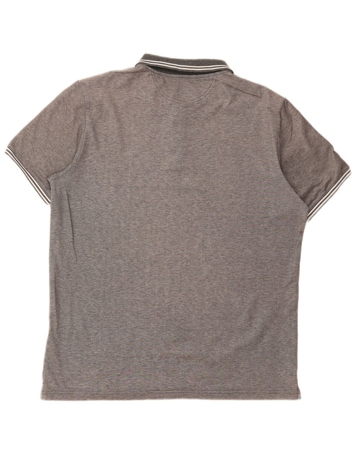 Champion Ανδρικό πουκάμισο Polo Easy Fit μεγάλο γκρι ριγέ