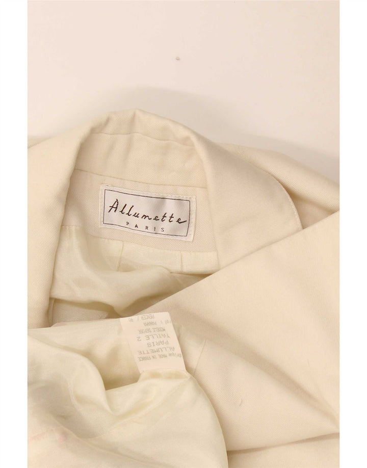 ALLUMETTE AC. Γυναικείο Μπλέιζερ με διπλό στήθος Paris UK 12 Medium Beige