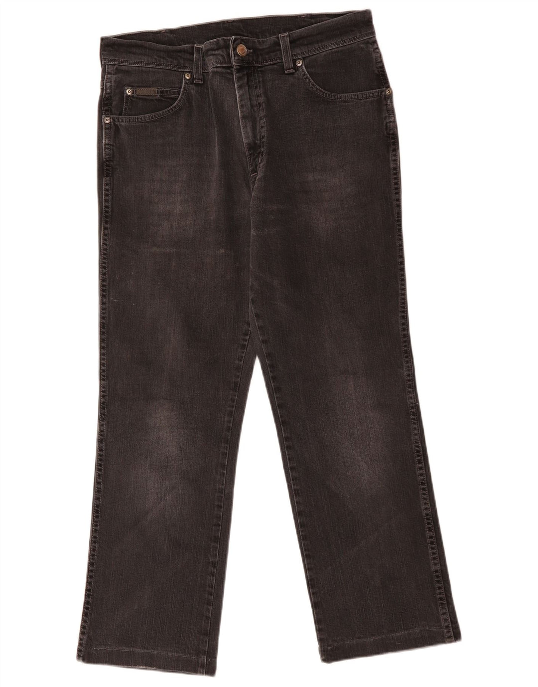 Ανδρικό τζιν ίσιο Wrangler Texas Stretch W33 L27 Μαύρο βαμβακερό