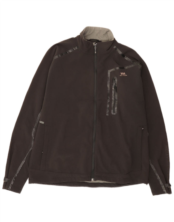 Helly Hansen Ανδρικό Ανεμοδράστη Μπουφάν UK 40 Large Black Polyester