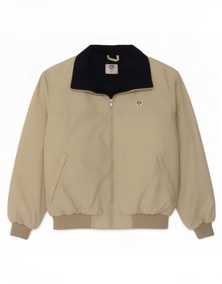 North Sails Ανδρικό μπουφάν με επένδυση UK 40 Large Khaki Polyamide