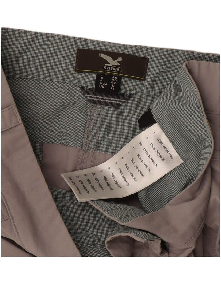 SALEWA Γυναικείο σορτς casual UK 12 Medium W34 Grey Polyamide